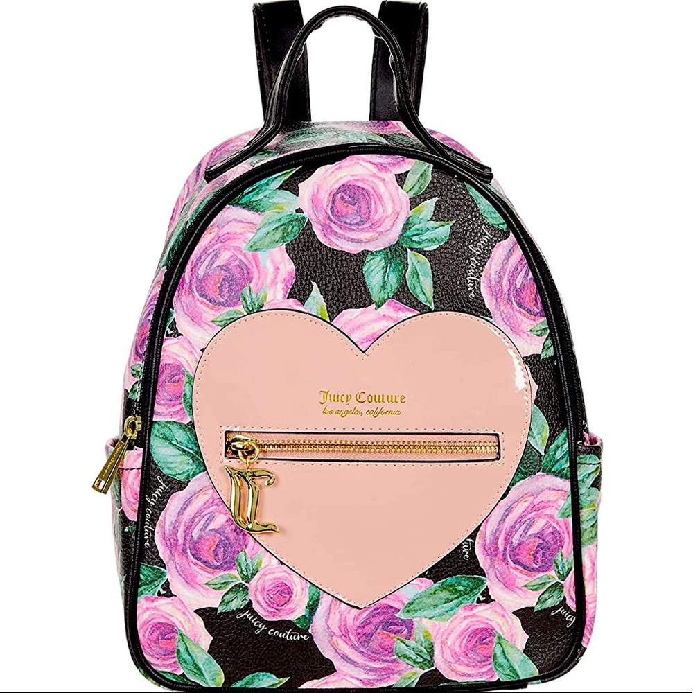 HOST β
π₯³ JUICY COUTURE MOODY GARDEN Blk Whole Lotta Love - Picture 1 of 13
